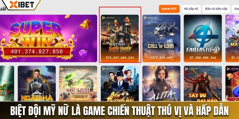 Biệt đội Mỹ nữ là game chiến thuật thú vị và hấp dẫn