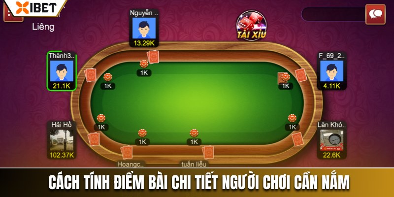 Cách tính điểm bài chi tiết người chơi cần nắm
