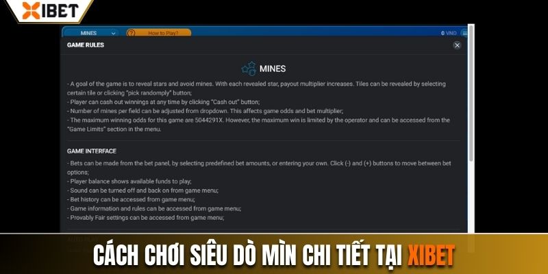 Cập nhật chi tiết cách chơi chuẩn xác của game Siêu dò mìn
