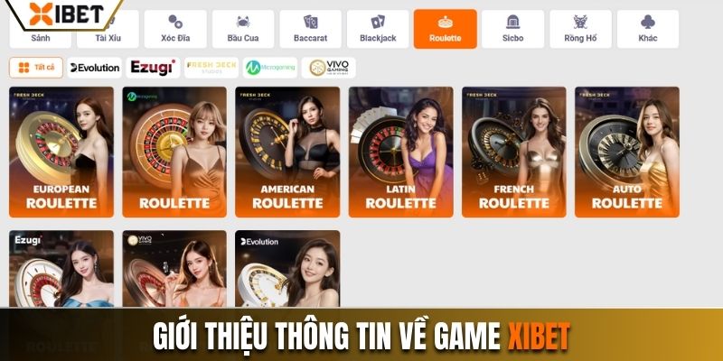 Giới thiệu thông tin về game Xibet
