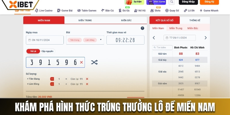 Khám phá hình thức trúng thưởng lô đề miền Nam
