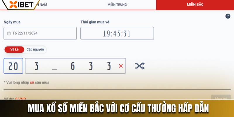 Mua xổ số miền Bắc với cơ cấu thưởng hấp dẫn