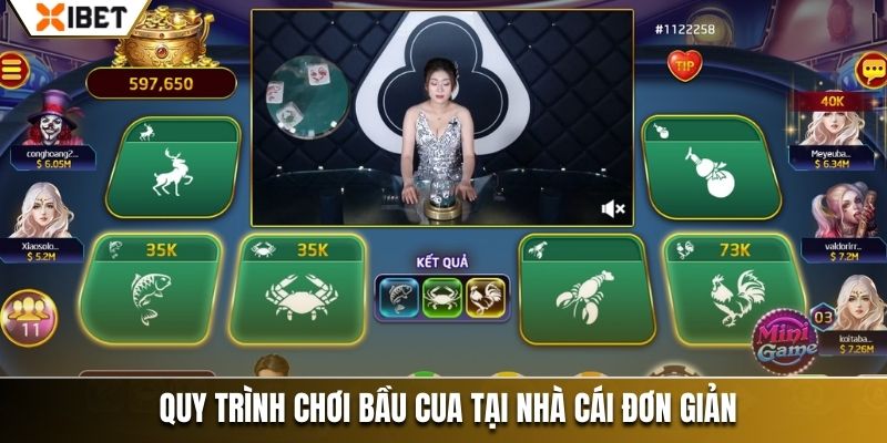 Quy trình chơi bầu cua tại nhà cái đơn giản