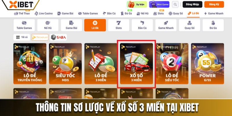 Thông tin sơ lược về XS3M của nhà cái Xibet